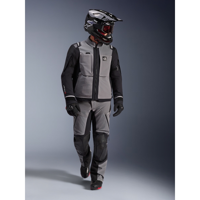 Moto jakna Alpinestars Andes PRO Drystar XF temno sivo-črna
