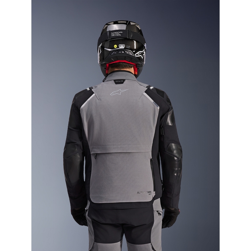 Moto jakna Alpinestars Andes PRO Drystar XF temno sivo-črna