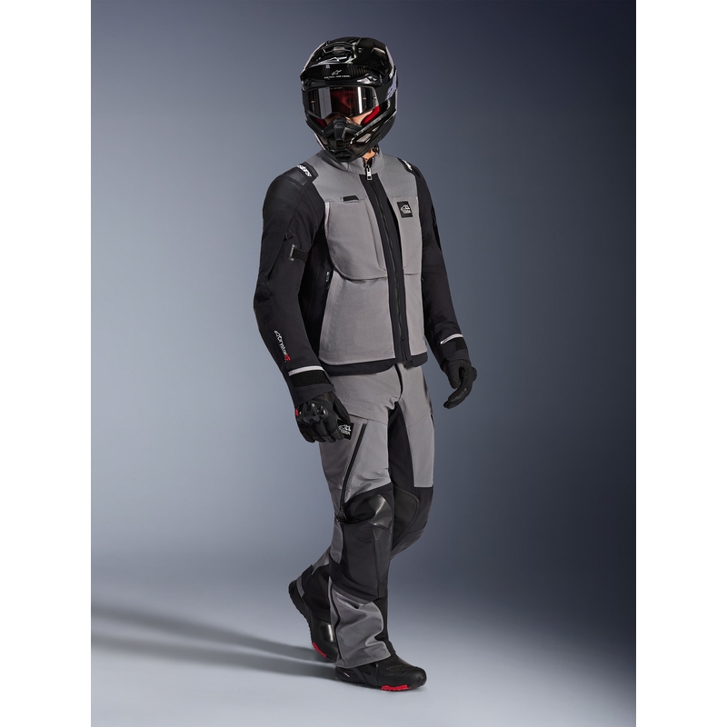 Moto jakna Alpinestars Andes PRO Drystar XF temno sivo-črna