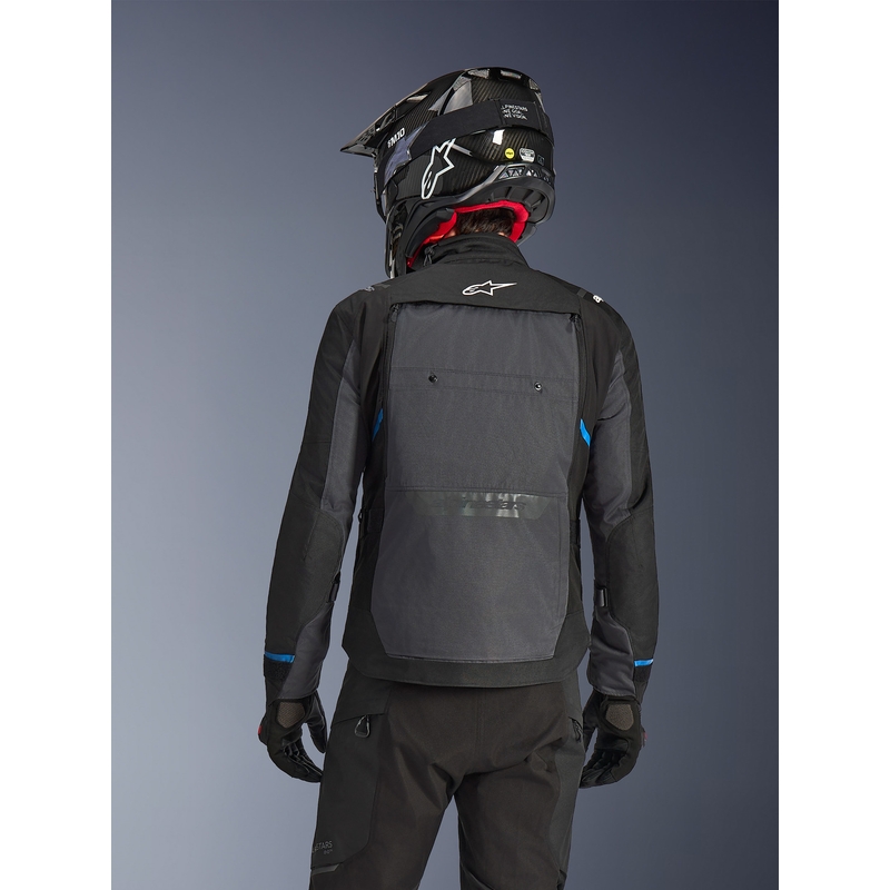 Moto jakna Alpinestars Cusco Drystar črno-temno siva