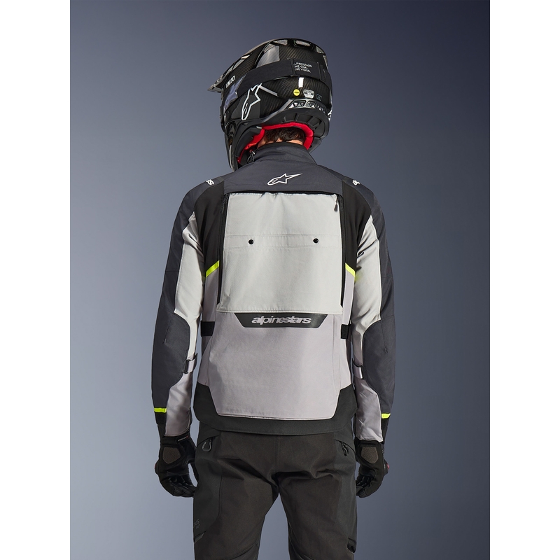 Motoristična jakna Alpinestars Cusco Drystar svetlo siva-svetlo modra-temno modra