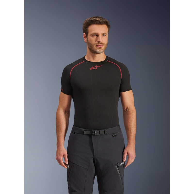 Moto hlače Alpinestars Andes PRO Drystar XF črno-temno sive