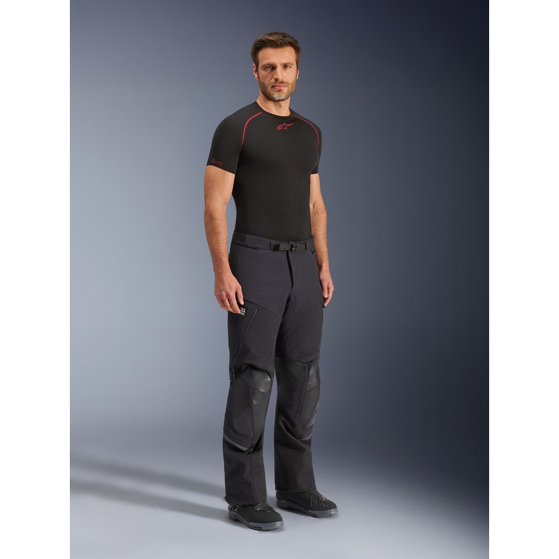 Moto hlače Alpinestars Andes PRO Drystar XF črno-temno sive