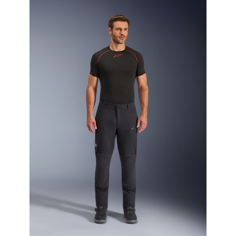 Moto hlače Alpinestars Explore AST črne