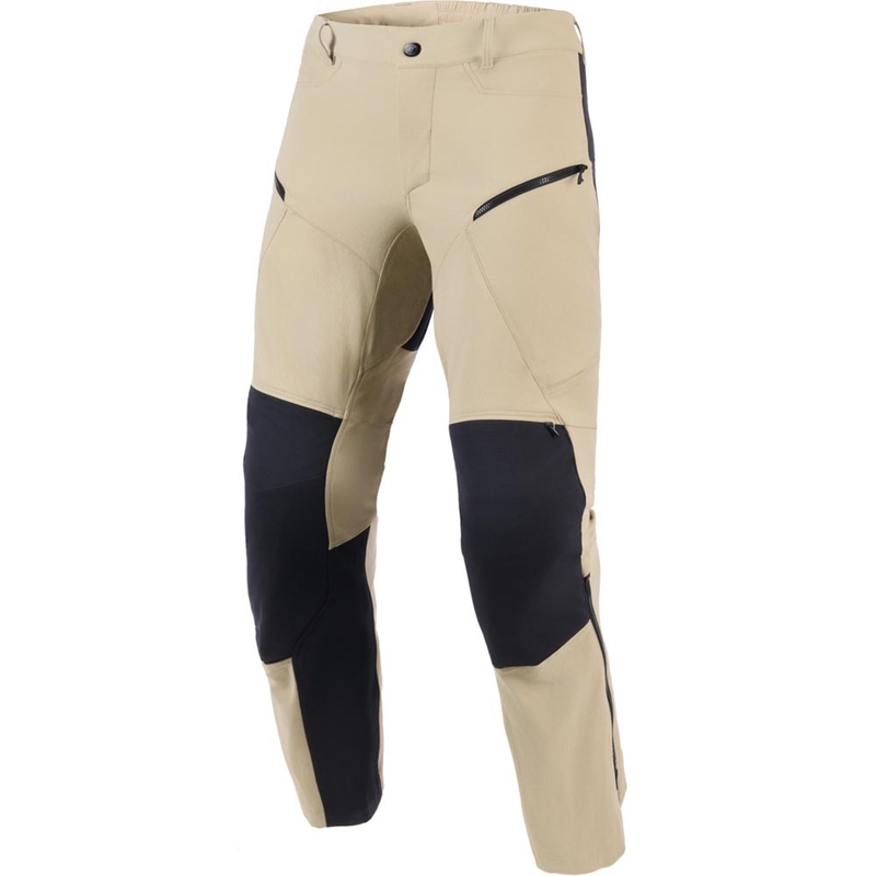 Alpinestars Explore AST motoristične hlače svetlo rjavo-črne