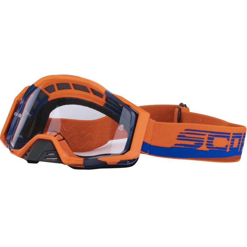 Motokros očala Scorpion MX Mask oranžno-modra