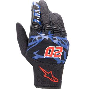 Moto rokavice Alpinestars Copper FQ20 črno-rdeče-modro-bele