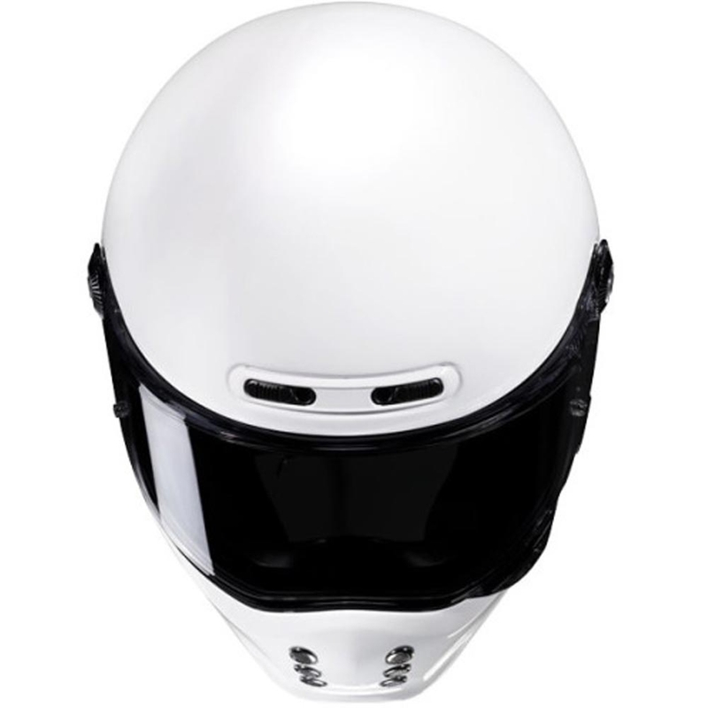 HJC V10 Solid integralna motoristična čelada bela