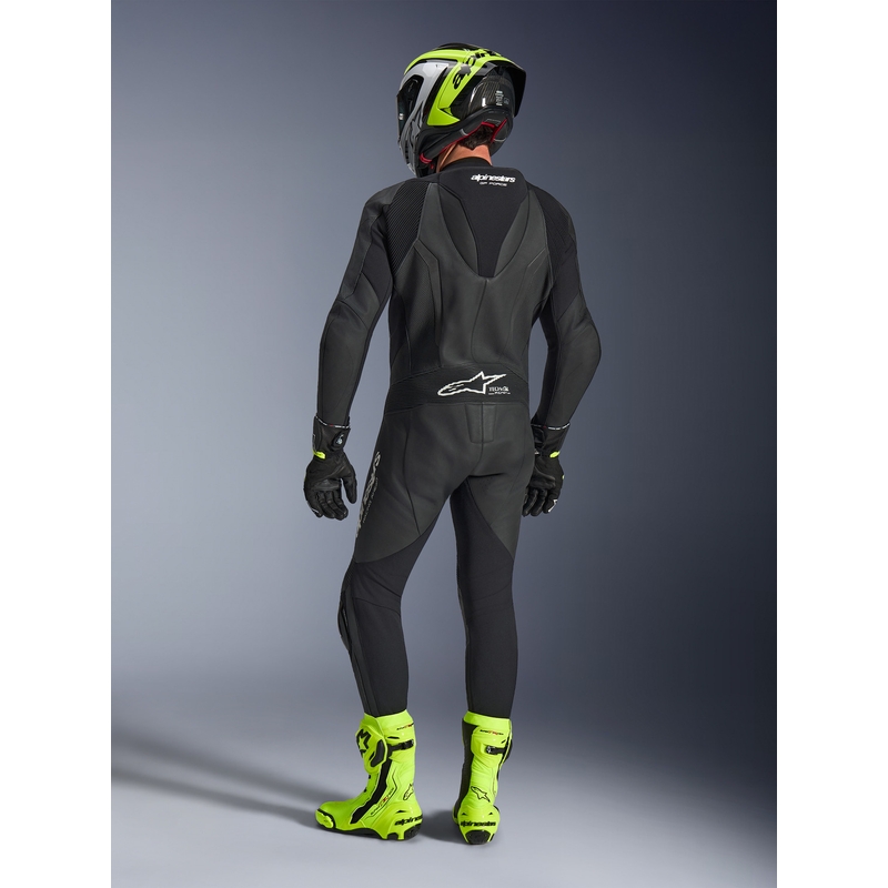 Alpinestars GP FORCE V2 enodelni motoristični kombinezon črno-bel