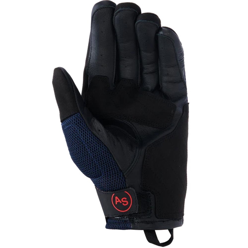 Moto rokavice Alpinestars Manti Air temno modro-fluo rdeče-črne