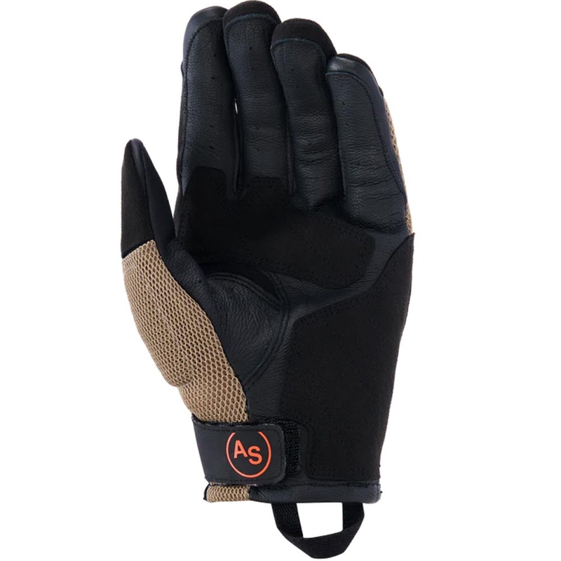 Moto rokavice Alpinestars Manti Air temno kaki-črne-fluo oranžne