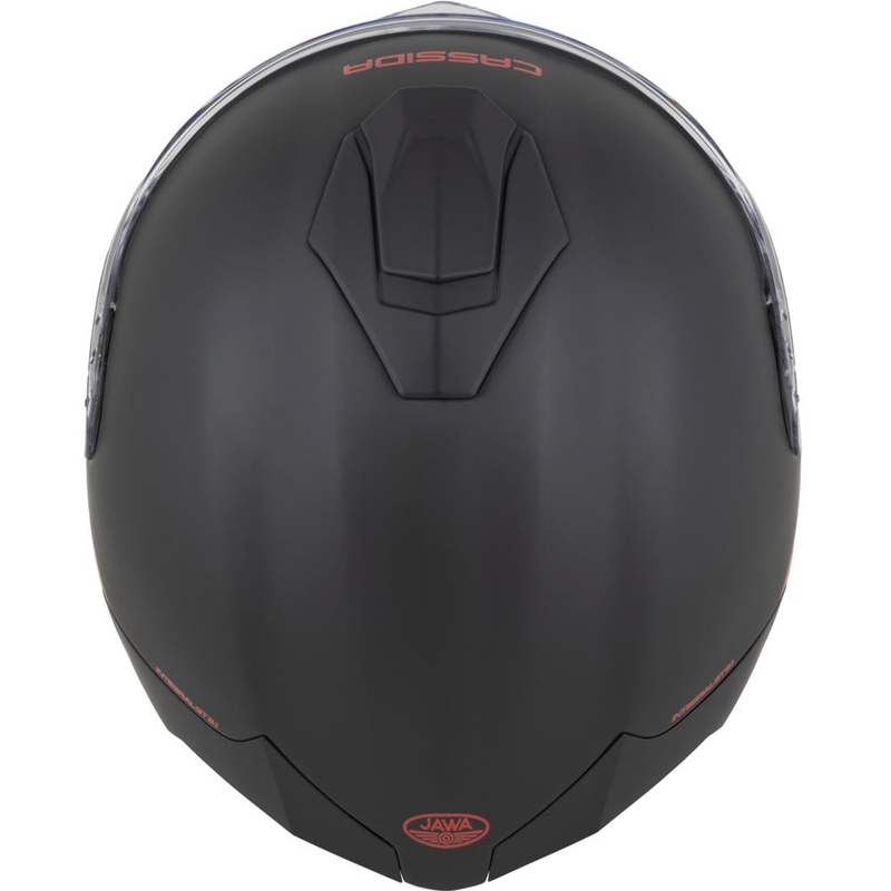 Cassida Integral GT 2.1 Jawa Solid integralna motoristična čelada mat črno-sijajno rdeča