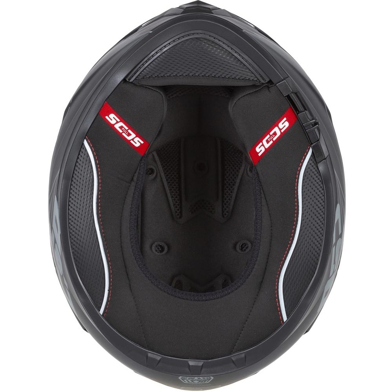 Cassida Integral GT 2.1 Jawa Solid integralna motoristična čelada mat črno-sijajno rdeča