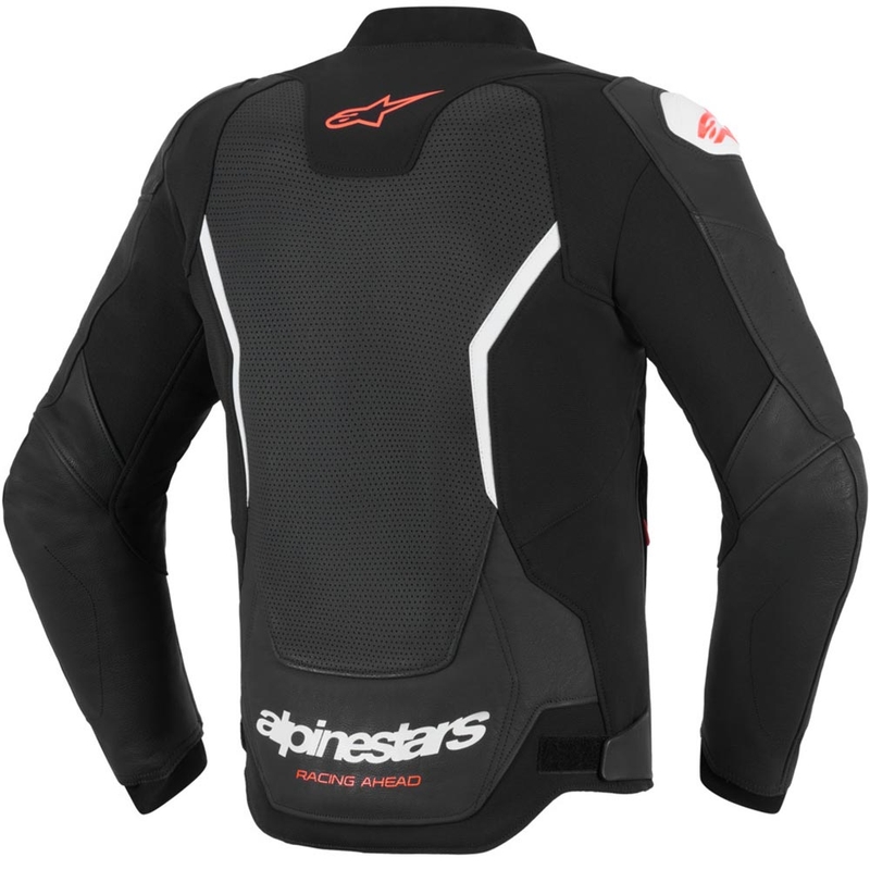 Alpinestars GP Force V2 Airflow usnjena motoristična jakna črno-bela