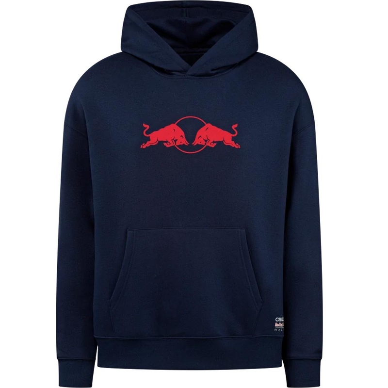 Temno modra jopa s kapuco Oracle Red Bull Racing Spark