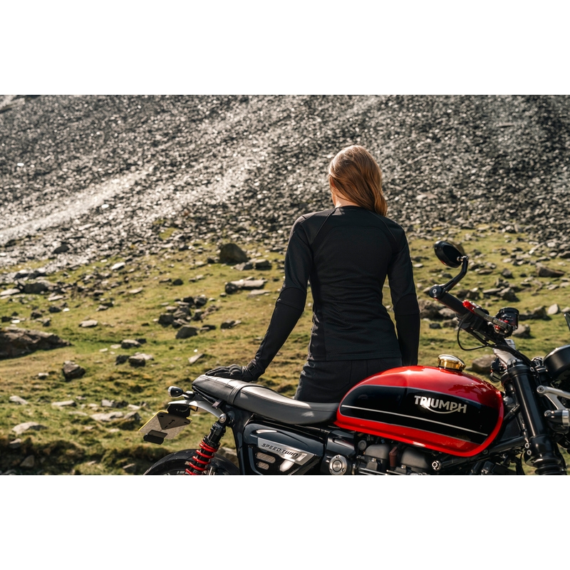Ženska motoristična jakna Knox Urbane PRO Mk3 črne barve