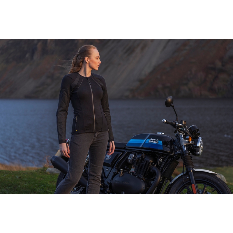 Ženska motoristična jakna Knox Urbane PRO Mk3 črne barve