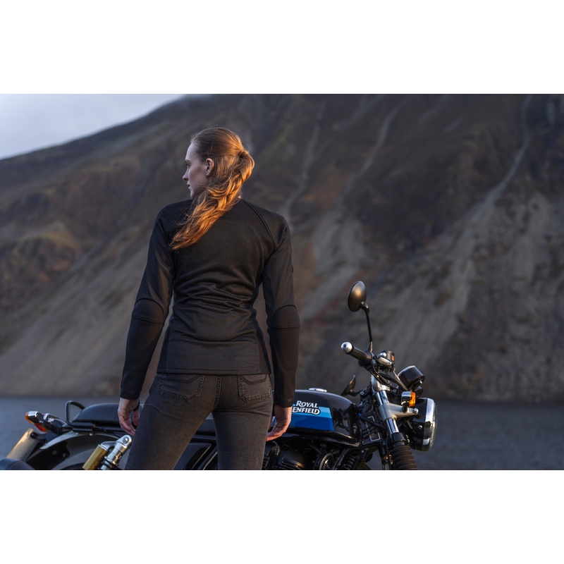 Ženska motoristična jakna Knox Urbane PRO Mk3 črne barve