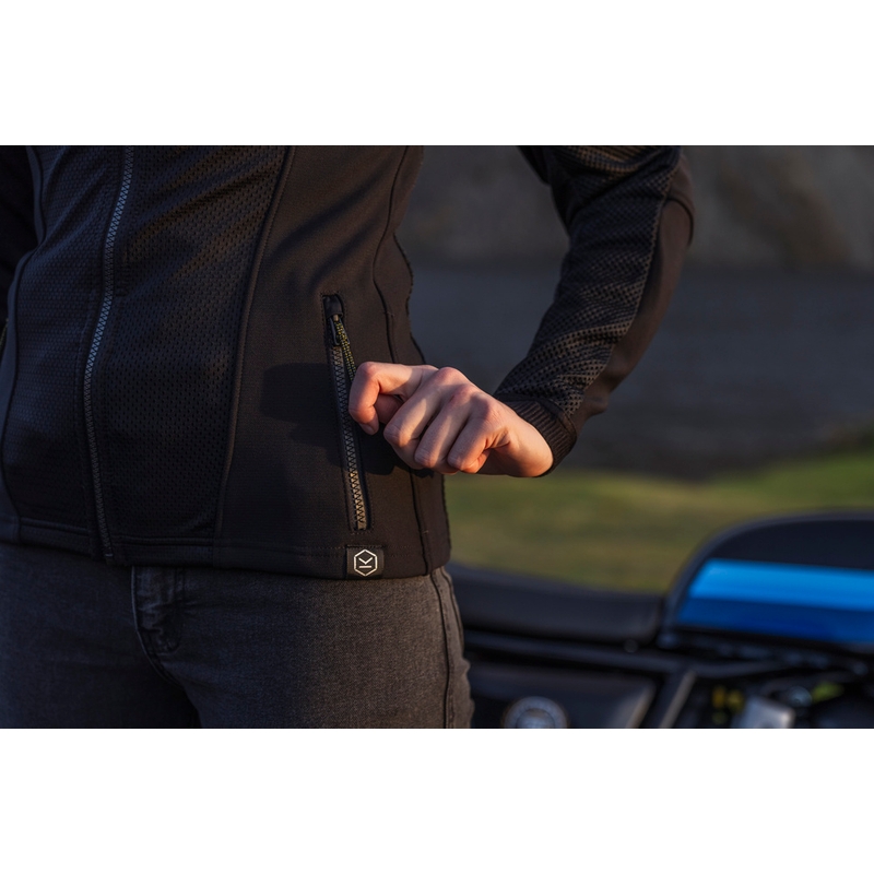Ženska motoristična jakna Knox Urbane PRO Mk3 črne barve