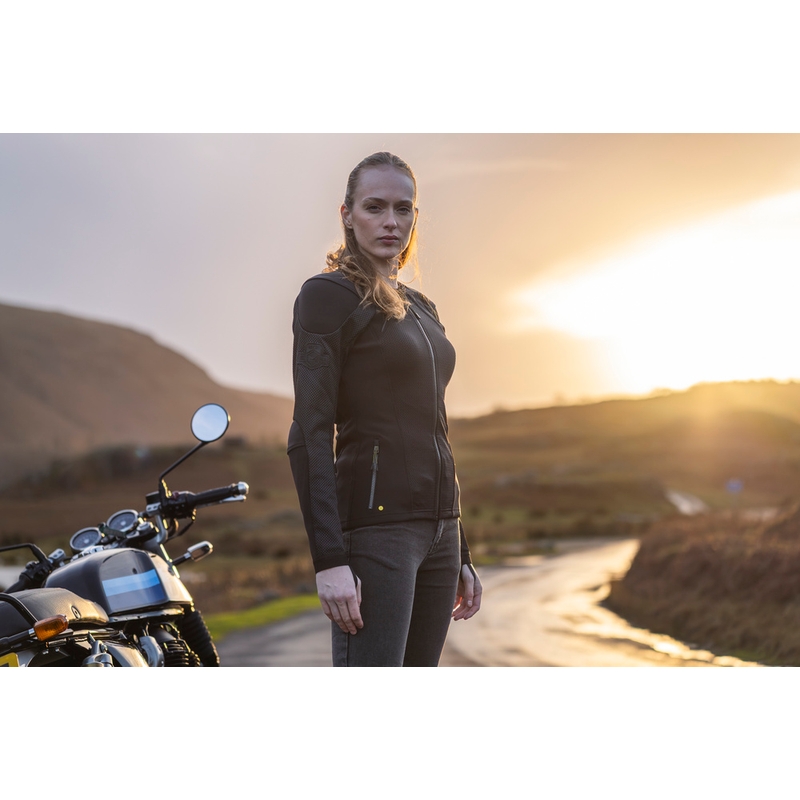 Ženska motoristična jakna Knox Urbane PRO Mk3 črne barve