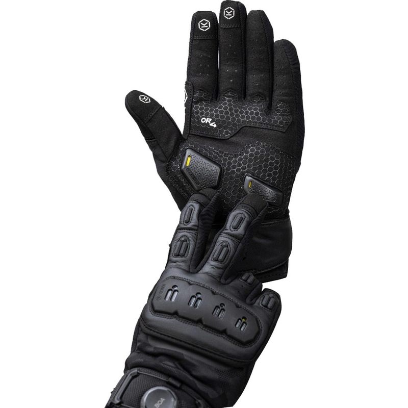 Moto rokavice Knox Orsa Textile OR4 črne
