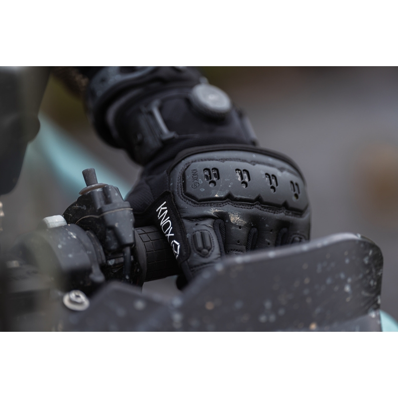 Moto rokavice Knox Orsa Textile OR4 črne