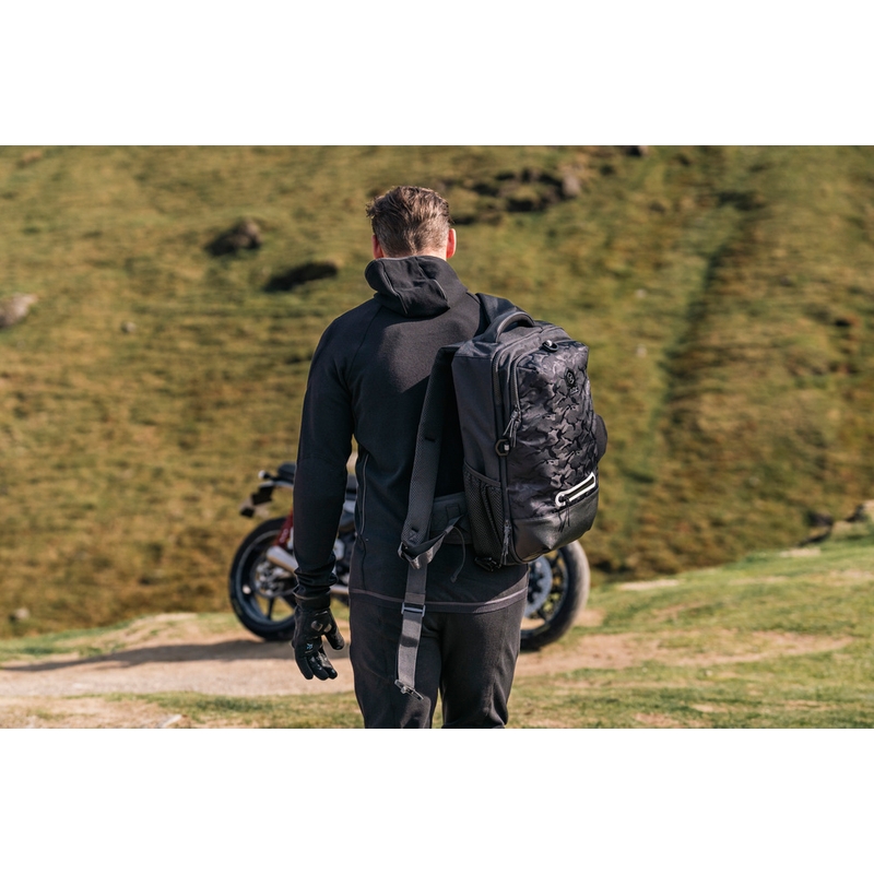 Knox Eda Every Day Adventure motoristični nahrbtnik 25 l črne barve