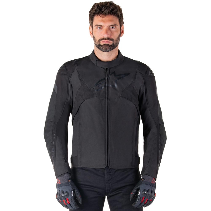 Alpinestars T-JAWS V4 Vodoodporna motoristična jakna črno-črna