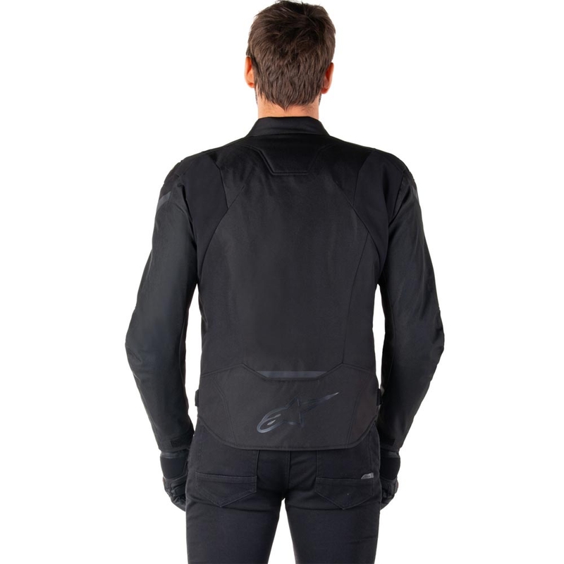 Alpinestars T-JAWS V4 Vodoodporna motoristična jakna črno-črna