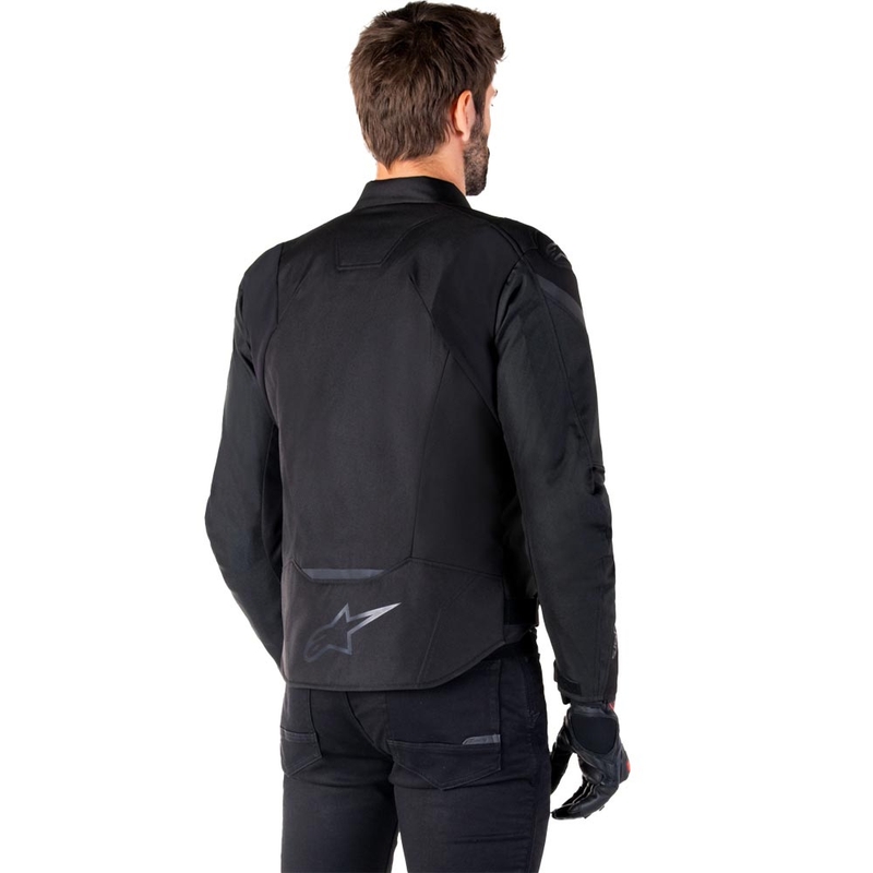 Alpinestars T-JAWS V4 Vodoodporna motoristična jakna črno-črna