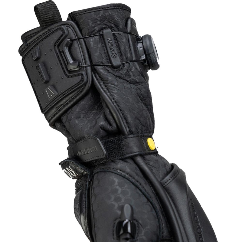 Moto rokavice Knox Handroid All Black Mk5, črne