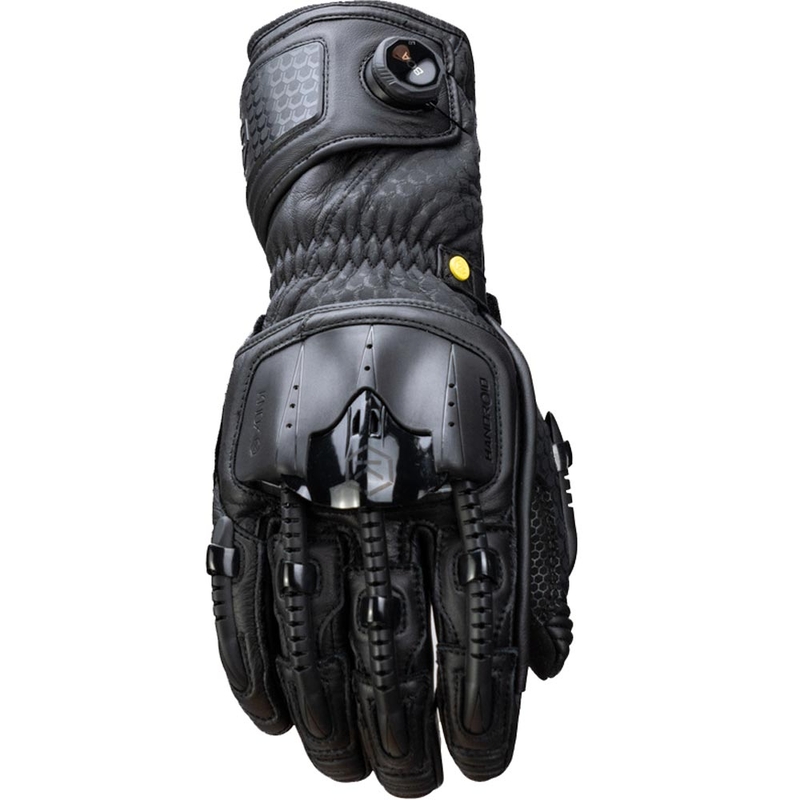 Moto rokavice Knox Handroid All Black Mk5, črne
