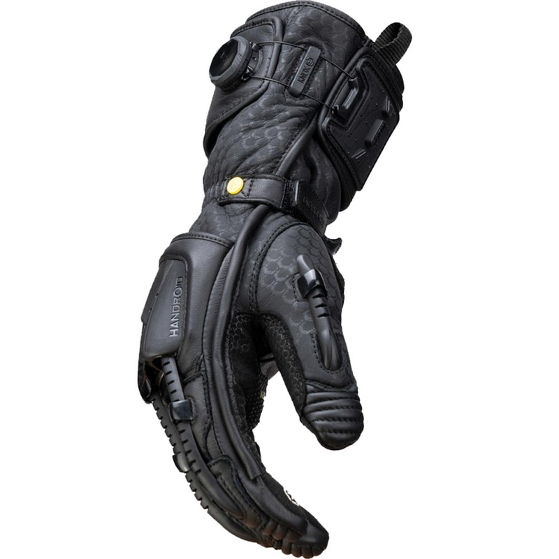 Moto rokavice Knox Handroid All Black Mk5, črne