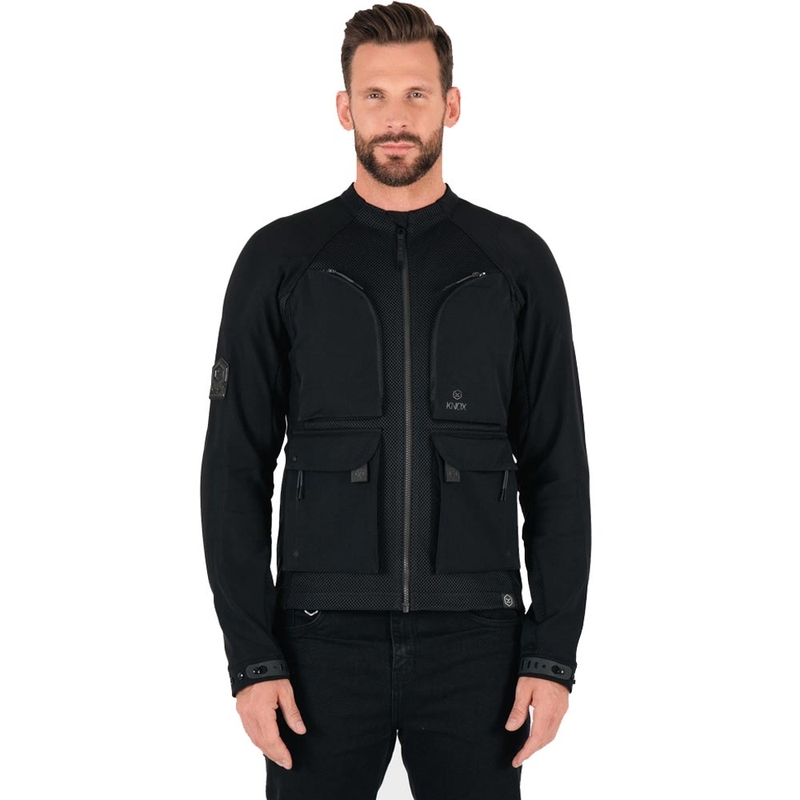 Motoristična jakna Knox Tor črna