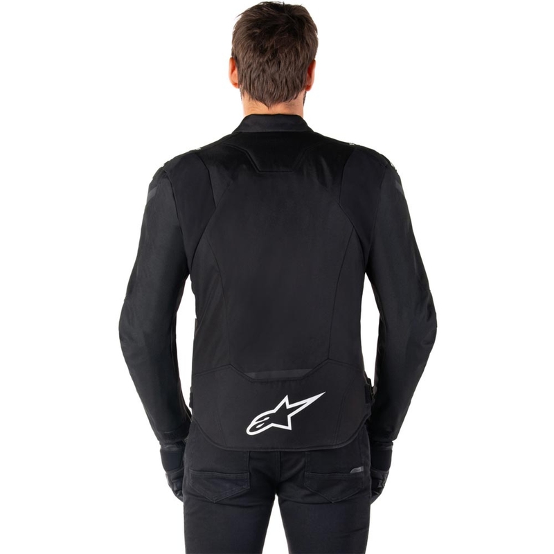 Alpinestars T-JAWS V4 vodoodporna motoristična jakna črno-bela