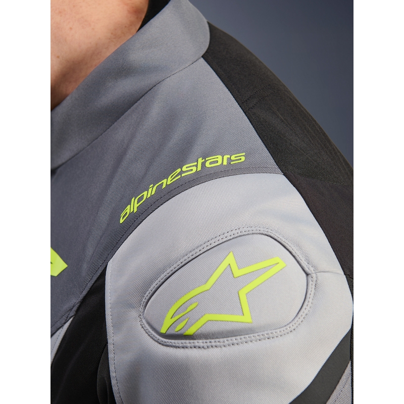 Alpinestars T-JAWS V4 Vodoodporna motoristična jakna črna-svetlo siva-siva