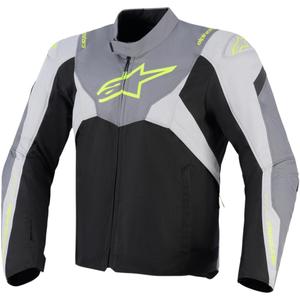 Alpinestars T-JAWS V4 Vodoodporna motoristična jakna črna-svetlo siva-siva