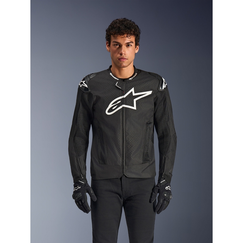 Moto jakna Alpinestars T-GP AIR črna