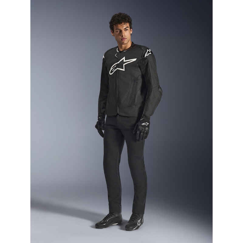 Moto jakna Alpinestars T-GP AIR črna