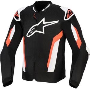 Moto jakna Alpinestars T-GP AIR črno-fluo rdeča