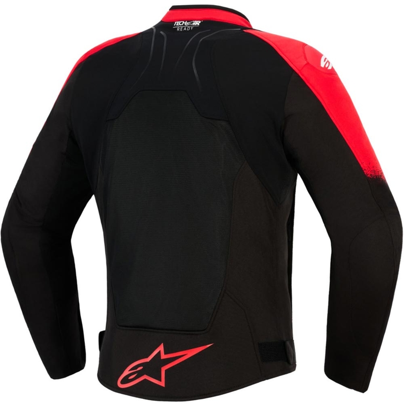 Moto jakna Alpinestars SMX Air rdeče-črna