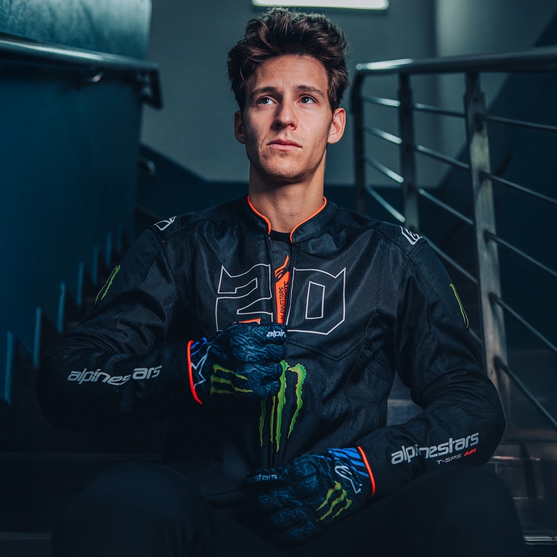 Moto jakna Alpinestars T-SPS Air V2 Monster FQ20 črno-bela kolekcija