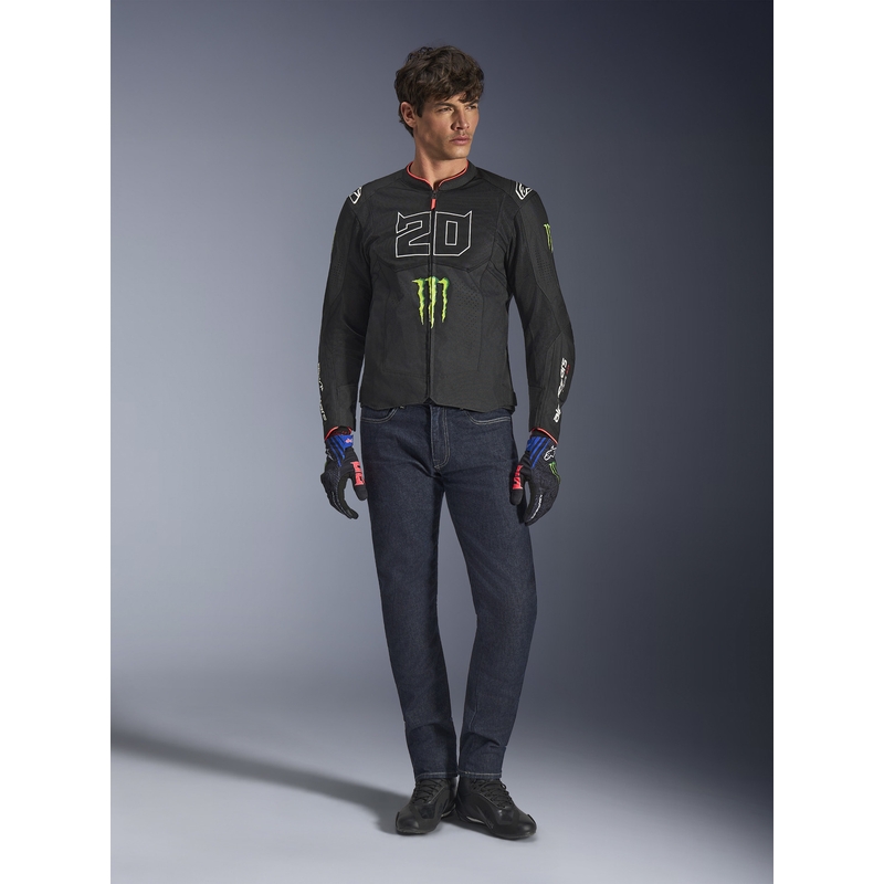 Moto jakna Alpinestars T-SPS Air V2 Monster FQ20 črno-bela kolekcija