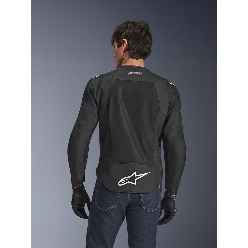 Moto jakna Alpinestars T-SPS Air V2 Monster FQ20 črno-bela kolekcija