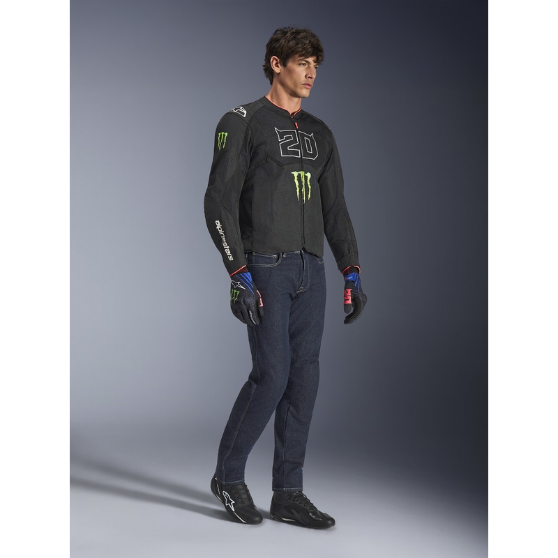 Moto jakna Alpinestars T-SPS Air V2 Monster FQ20 črno-bela kolekcija