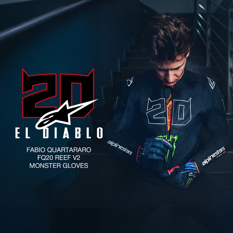 Moto jakna Alpinestars T-SPS Air V2 Monster FQ20 črno-bela kolekcija