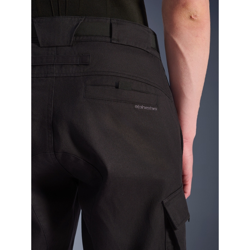 Moto hlače Alpinestars Flex-AST Cargo črno-črne