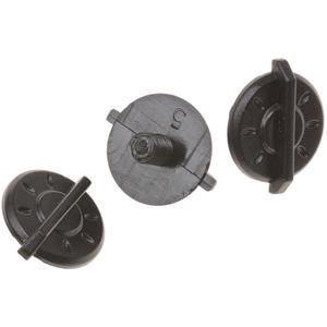 Komplet vijakov za vizir za čelade Cassida Cross Cup 2, črne barve