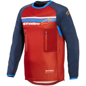 Alpinestars Maxdura Dual oranžno-temno moder motokros dres