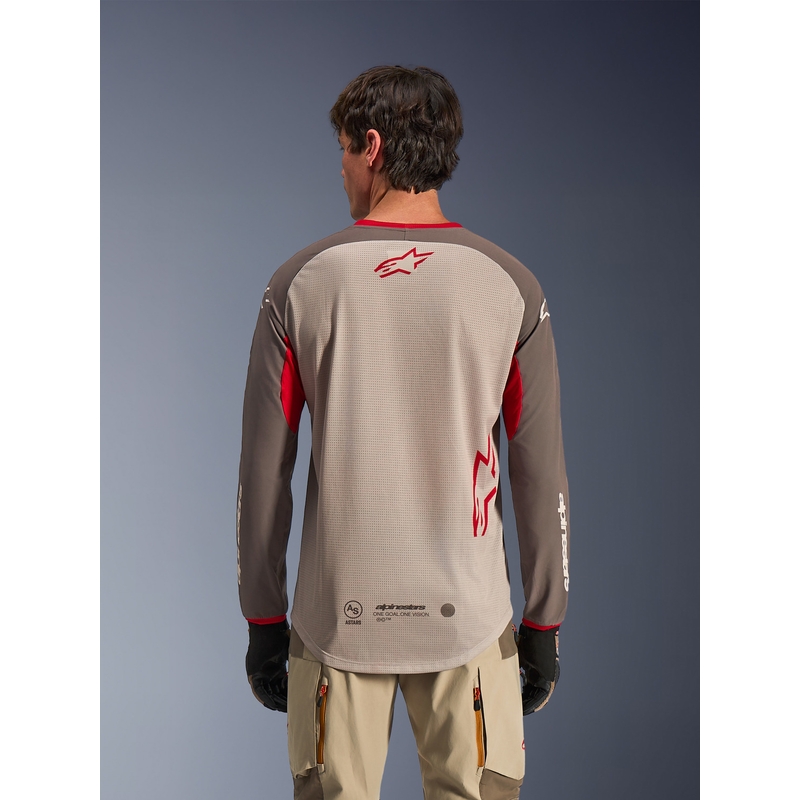 Alpinestars Maxdura Dual motokros dres rjavo-oranžen